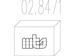 MTS 02.8471 montavimo komplektas, duslintuvas 
 Dviratė transporto priemonės -> Išmetimo sistema -> Surinkimo komplektas