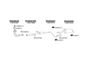 VENEPORTE 550311 išmetimo sistema 
 Išmetimo sistema -> Išmetimo sistema, visa