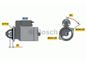 BOSCH 0 986 017 651 starteris 
 Elektros įranga -> Starterio sistema -> Starteris
M 003 T 43381, M 3 T 43381, MD192227