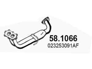 ASSO 58.1066 išleidimo kolektorius 
 Išmetimo sistema -> Išmetimo vamzdžiai
023253091AB, 023253091AF, 023253091R