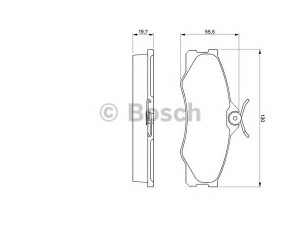 BOSCH 0 986 469 790 stabdžių trinkelių rinkinys, diskinis stabdys 
 Techninės priežiūros dalys -> Papildomas remontas
251 698 151 C, 251 698 151 F