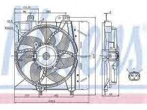 NISSENS 85670 ventiliatorius, radiatoriaus 
 Aušinimo sistema -> Oro aušinimas
1253P8, 1253P8