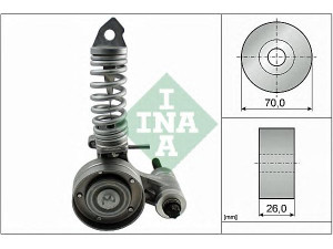 INA 533 0085 30 įtempiklio svirtis, V formos rumbuotas diržas 
 Diržinė pavara -> V formos rumbuotas diržas/komplektas -> Įtempiklis
13 40 267, 13 40 550, 13 40 551