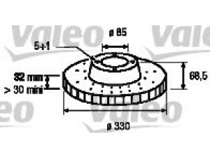 VALEO 197087 stabdžių diskas 
 Stabdžių sistema -> Diskinis stabdys -> Stabdžių diskas
955 351 401 40, 955 351 401 41