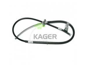 KAGER 19-6511 trosas, stovėjimo stabdys 
 Stabdžių sistema -> Valdymo svirtys/trosai
4643026270, 4643026271
