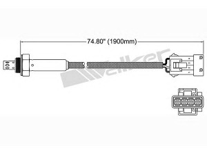 WALKER PRODUCTS 250-23812 lambda jutiklis
3547445, 35474450