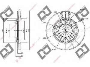 DJ PARTS BD1078 stabdžių diskas 
 Dviratė transporto priemonės -> Stabdžių sistema -> Stabdžių diskai / priedai
51712-28300, 5171228300