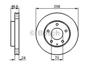 BOSCH 0 986 479 B25 stabdžių diskas 
 Dviratė transporto priemonės -> Stabdžių sistema -> Stabdžių diskai / priedai
3395510, 3958455, 4146389, F32Z 1125 A