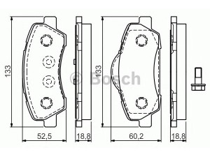 BOSCH 0 986 TB3 158 stabdžių trinkelių rinkinys, diskinis stabdys 
 Techninės priežiūros dalys -> Papildomas remontas
16 086 913 80, 16 106 992 80, 16 086 913 80