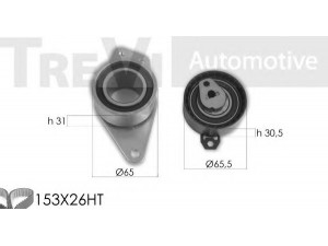 TREVI AUTOMOTIVE KD1461 paskirstymo diržo komplektas 
 Techninės priežiūros dalys -> Papildomas remontas
7701472645, 7701473672, 7701473837