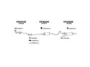 VENEPORTE 400156 išmetimo sistema