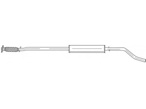 AKS DASIS SG16404 vidurinis duslintuvas