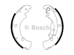 BOSCH 0 986 487 560 stabdžių trinkelių komplektas 
 Techninės priežiūros dalys -> Papildomas remontas
77362285, 9947690, 9947690