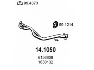 ASSO 14.1050 išleidimo kolektorius 
 Išmetimo sistema -> Išmetimo vamzdžiai
1630132, 6156609