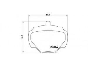 BREMBO P 44 001 stabdžių trinkelių rinkinys, diskinis stabdys 
 Techninės priežiūros dalys -> Papildomas remontas
GBP266, GBP271, RTC3164, SFP000270