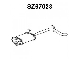 VENEPORTE SZ67023 galinis duslintuvas 
 Išmetimo sistema -> Duslintuvas
1430075F00