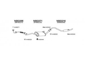 VENEPORTE 530071 išmetimo sistema 
 Išmetimo sistema -> Išmetimo sistema, visa