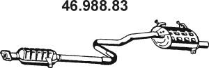 EBERSPÄCHER 46.988.83 galinis duslintuvas 
 Išmetimo sistema -> Duslintuvas
14300-60B01, 14300-60E10, 14300-63E10
