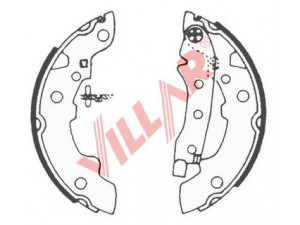 VILLAR 629.0586 stabdžių trinkelių komplektas 
 Techninės priežiūros dalys -> Papildomas remontas
7701203471