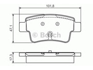 BOSCH 0 986 495 111 stabdžių trinkelių rinkinys, diskinis stabdys 
 Techninės priežiūros dalys -> Papildomas remontas
77363959, 1605356, 93169177, 93189823