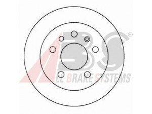 A.B.S. 15818 stabdžių diskas 
 Stabdžių sistema -> Diskinis stabdys -> Stabdžių diskas
569101, 569205, 90272328