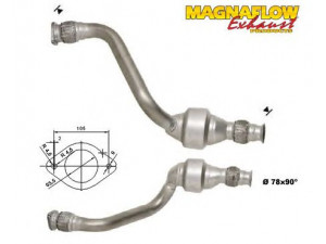 MAGNAFLOW 76309D katalizatoriaus keitiklis 
 Išmetimo sistema -> Katalizatoriaus keitiklis
4401629, 8200193564
