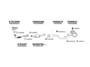 VENEPORTE 800628 išmetimo sistema 
 Išmetimo sistema -> Išmetimo sistema, visa