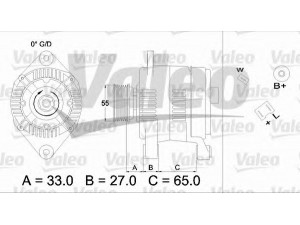 VALEO 436646 kintamosios srovės generatorius
3485333, 485333
