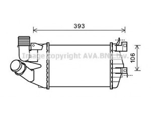AVA QUALITY COOLING OL4584 tarpinis suslėgto oro aušintuvas, kompresorius 
 Variklis -> Oro tiekimas -> Įkrovos agregatas (turbo/superįkrova) -> Tarpinis suslėgto oro aušintuvas
13213402, 6302076, 13213402