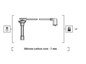 MAGNETI MARELLI 941318111103 uždegimo laido komplektas 
 Kibirkšties / kaitinamasis uždegimas -> Uždegimo laidai/jungtys