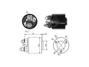 ERA 227383 solenoidinis jungiklis, starteris 
 Elektros įranga -> Starterio sistema -> Solenoidinis jungiklis
M3T34781, M3T38981