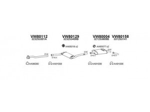 VENEPORTE 800521 išmetimo sistema 
 Išmetimo sistema -> Išmetimo sistema, visa