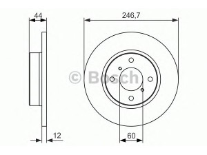 BOSCH 0 986 479 901 stabdžių diskas 
 Dviratė transporto priemonės -> Stabdžių sistema -> Stabdžių diskai / priedai
4700711, 9193872, 55311 83E00 000