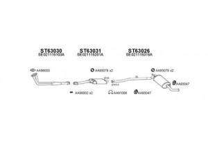 VENEPORTE 630056 išmetimo sistema 
 Išmetimo sistema -> Išmetimo sistema, visa