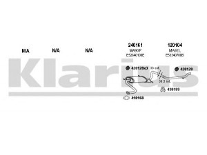 KLARIUS 570107E išmetimo sistema 
 Išmetimo sistema -> Išmetimo sistema, visa