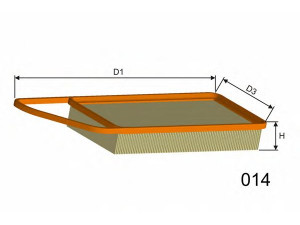 MISFAT P426 oro filtras 
 Techninės priežiūros dalys -> Techninės priežiūros intervalai
1444EZ, 9650367680, 1444CV, 9650367680