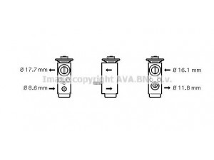 AVA QUALITY COOLING OL1352 išsiplėtimo vožtuvas, oro kondicionavimas 
 Oro kondicionavimas -> Vožtuvai
1618263, 93171816, 93171816, 93171816