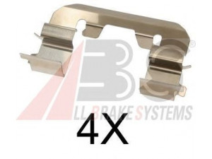 A.B.S. 1719Q priedų komplektas, diskinių stabdžių trinkelės 
 Stabdžių sistema -> Diskinis stabdys -> Stabdžių dalys/priedai
5811674000