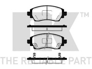 NK 224565 stabdžių trinkelių rinkinys, diskinis stabdys 
 Techninės priežiūros dalys -> Papildomas remontas
0446502030, 0446502140