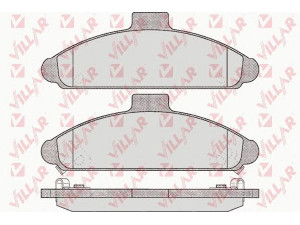 VILLAR 626.0579 stabdžių trinkelių rinkinys, diskinis stabdys 
 Techninės priežiūros dalys -> Papildomas remontas
5810123A00, 5810123A10