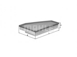 KNECHT LX 1762 oro filtras 
 Filtrai -> Oro filtras
04891462AC