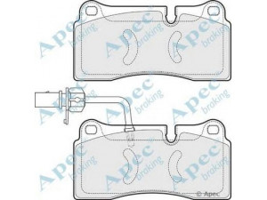 APEC braking PAD1613 stabdžių trinkelių rinkinys, diskinis stabdys 
 Techninės priežiūros dalys -> Papildomas remontas
420698451B, 420698451C, 420698451F