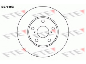FTE BS7619B stabdžių diskas 
 Dviratė transporto priemonės -> Stabdžių sistema -> Stabdžių diskai / priedai
43512-02180, 43512-12690, 43512-YZZAC