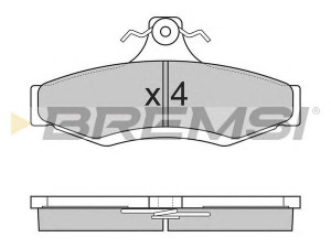 BREMSI BP2851 stabdžių trinkelių rinkinys, diskinis stabdys 
 Techninės priežiūros dalys -> Papildomas remontas
AW346513, 96245179, 96253368, AW346513
