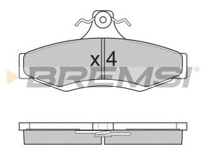 BREMSI BP2851 stabdžių trinkelių rinkinys, diskinis stabdys 
 Techninės priežiūros dalys -> Papildomas remontas
AW346513, 96245179, 96253368, AW346513