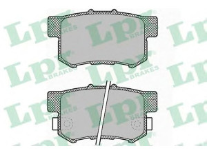 LPR 05P1423 stabdžių trinkelių rinkinys, diskinis stabdys 
 Techninės priežiūros dalys -> Papildomas remontas
43022SZ3E50
