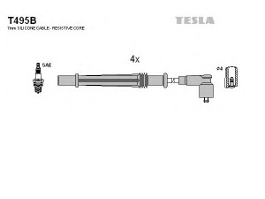 TESLA T495B uždegimo laido komplektas 
 Kibirkšties / kaitinamasis uždegimas -> Uždegimo laidai/jungtys
8200713680