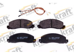 KRAFT AUTOMOTIVE 6005050 stabdžių trinkelių rinkinys, diskinis stabdys 
 Techninės priežiūros dalys -> Papildomas remontas
4403271, 4403272, 4403273, 7701200648