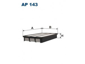 FILTRON AP143 oro filtras 
 Techninės priežiūros dalys -> Techninės priežiūros intervalai
460, 1780103010, 1780174060, A1286C