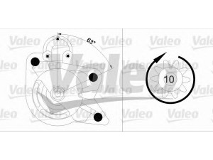 VALEO 455978 starteris 
 Elektros įranga -> Starterio sistema -> Starteris
5027120, 6175119, 6504728, 89BB11000AA